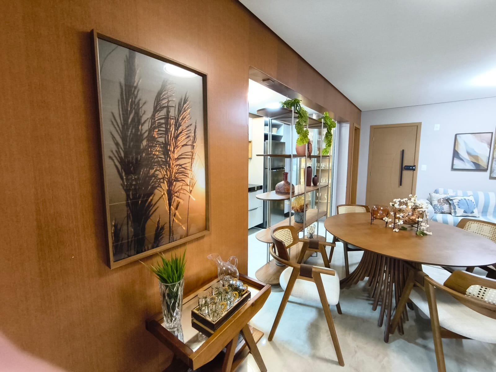 Sala jantar decorada