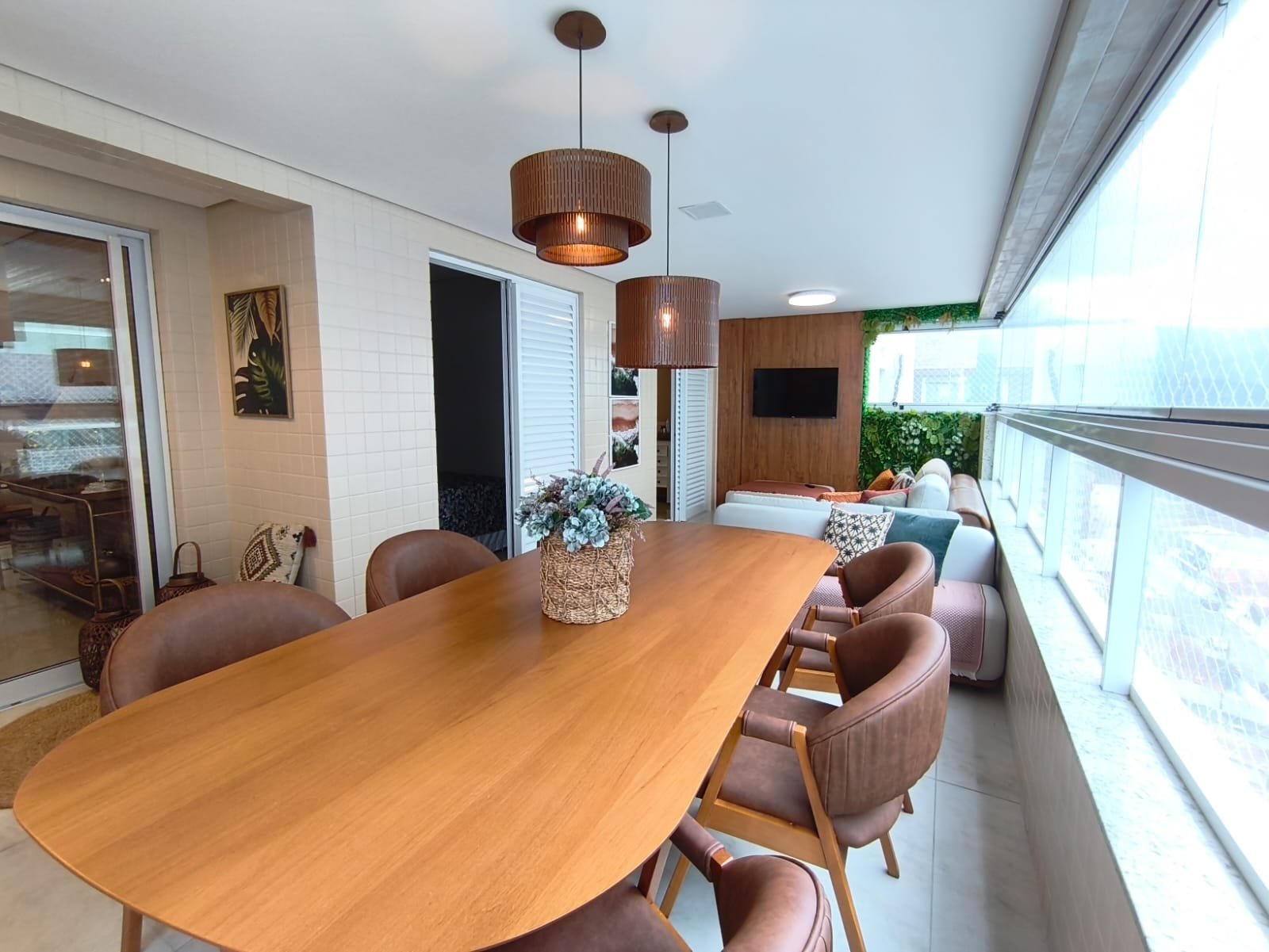Sala de jantar da varanda